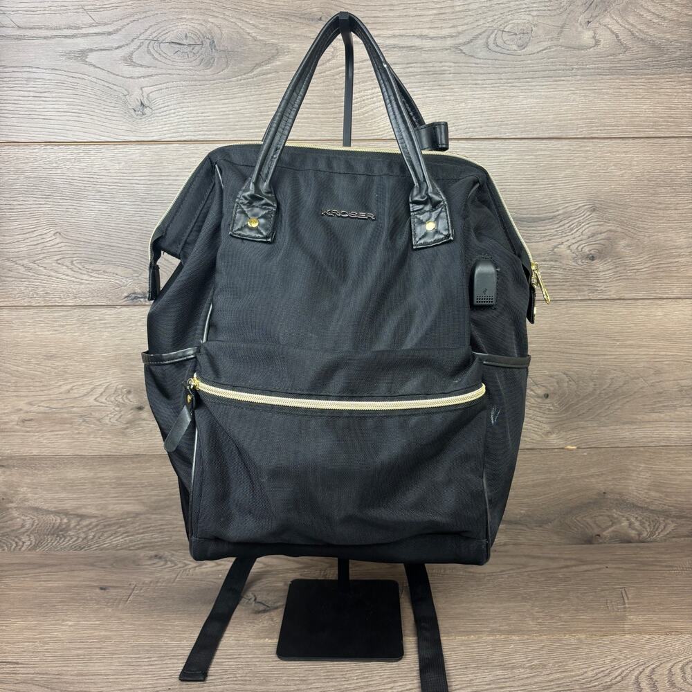 KROSER Laptop Backpack 15.6" Bag Casual Daypack Water Repellent Nylon USB Port